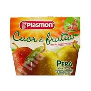 Inima de Fructe pere, Gr. +6 luni, 4x100 g, Plasmon