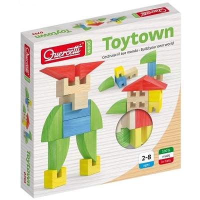 Joc de constructie Toytown, +2ani, Q0703, Quercetti