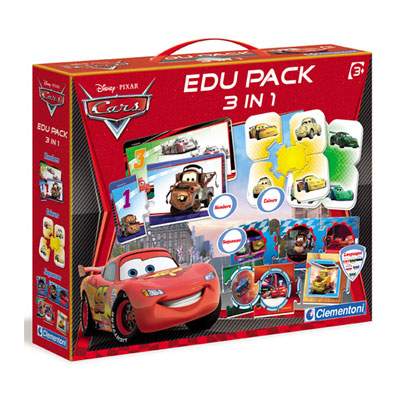 Joc Edu Pack 3in1 Cars 2, CL60400, Clementoni