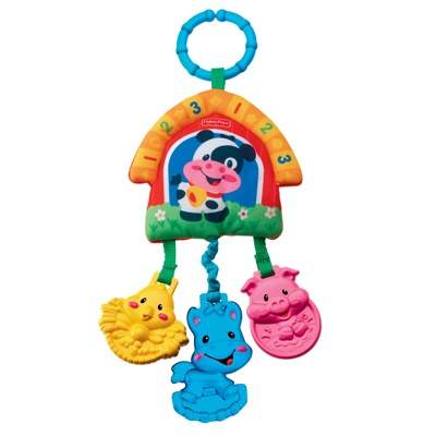 Jucarie de agatat la carucior Animalutele de la Ferma, M4042, Fisher Price