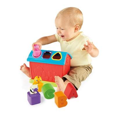 Jucarie sortator Barnyard Fun Shape, 9304, Bright Starts