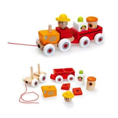 Jucarie tractor cu activitati Charles, 6181018, Scratch