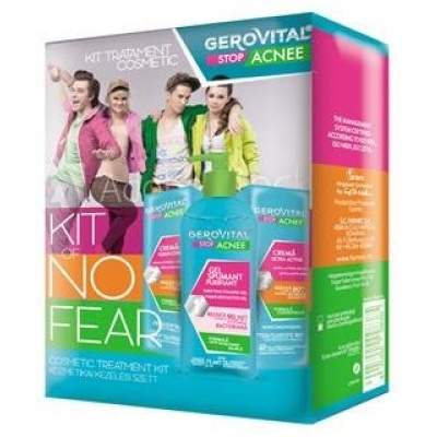 Kit tratament cosmetic Gerovital Stop Acnee, Farmec