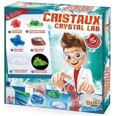 Laboratorul de Cristale Kit Experimente, +8 ani, Buki