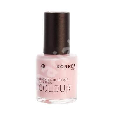 Lac cu Provitamina B5 pentru unghii, nuanta 04, Peony Pink, 10 ml, Korres