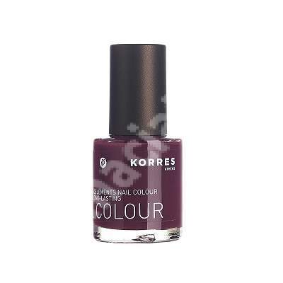 Lac cu Provitamina B5 pentru unghii, nuanta 27, Purple, 10 ml, Korres