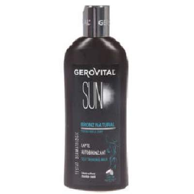 Lapte autobronzant, 150ml, Gerovital Sun