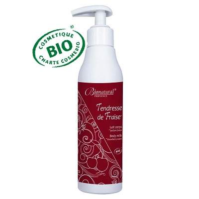 Lapte de Corp Bio cu Aloe Vera si Fructe Rosii, 200ml, BioNatural