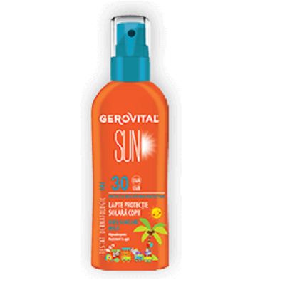 Lapte protectie solara Bebe SPF30, 150ml, Gerovital Sun