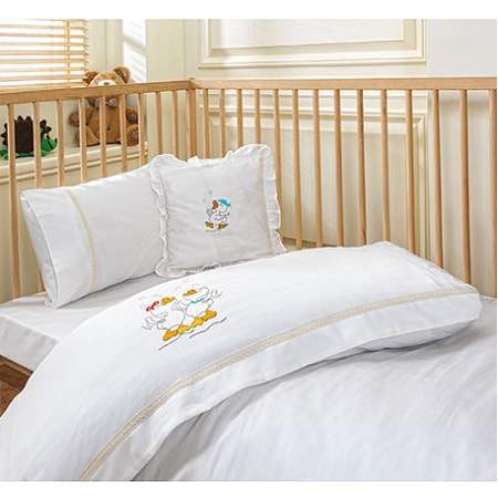 Lenjerie Patut Bumbac Organic Happy Duck, Ecocotton