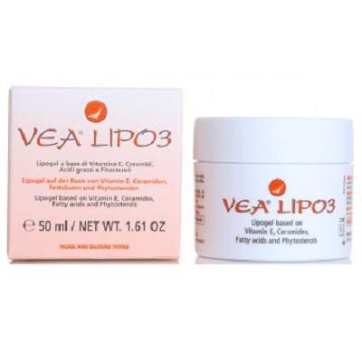 Lipo3 cu vitamina E, ceramide, acizi grasi si fitosteroli Vea, 50ml, Hulka