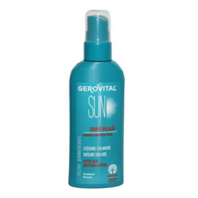 Lotiune calmare arsuri solare Gerovital Sun, 150 ml, Farmec