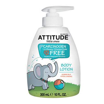 Lotiune de corp Eco cu migdale, 300 ml, Attitude