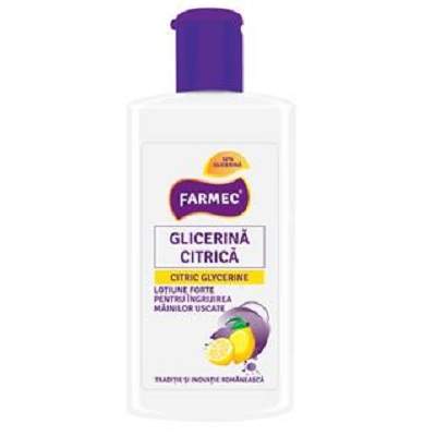 Lotiune forte ingrijirea mainilor Glicerina citrica, 150ml, Farmec