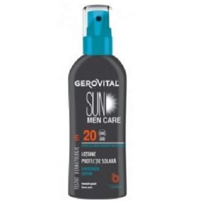 Lotiune protectie solara Men Care SPF20, 150ml, Gerovital Sun