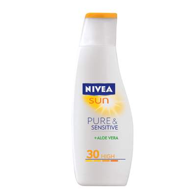 Lotiune protectie solara Sun Pure & Sensitive SPF 30, 200 ml, Nivea