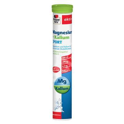 Magneziu Potasiu Sport Doppelherz, 15 comprimate efervescente, Queisser Pharma