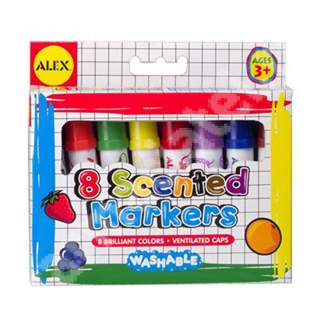 Markere lavabile parfumate 3 ani+, 231, Alex Toys