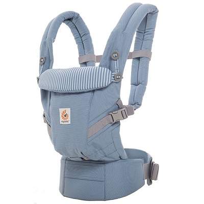 Marsupiu, 3 pozitii, Azure Blue, 3-20 Kg, BCAPEALTBL, ErgoBaby