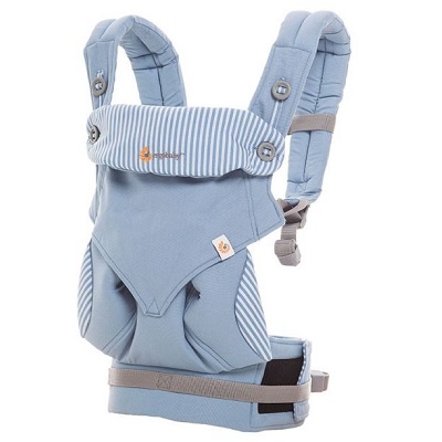 Marsupiu 4 pozitii 360 Azure Blue, 3-15Kg, BC360ALTBL, ErgoBaby