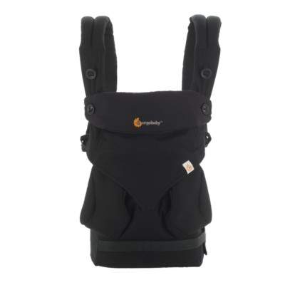 Marsupiu 4 pozitii 360 Pure Black, 3-15 Kg, BC360ABLK, Ergobaby