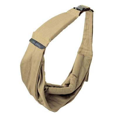 Marsupiu din bumbac Sling Sand, 0-1 an, Minimonkey