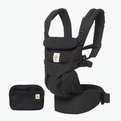 Marsupiu, Omni 360 All-in-One, Pure Black, ErgoBaby