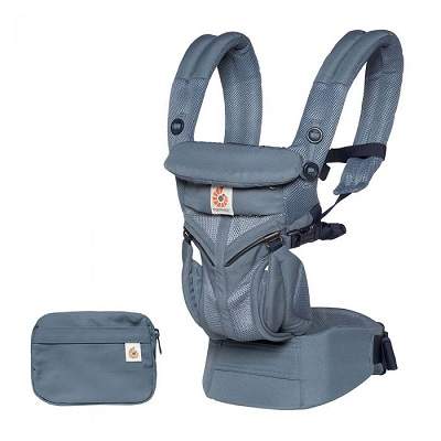 Marsupiu pentru copii, Omni 360 Cool Air Mesh, Oxford Blue, ErgoBaby