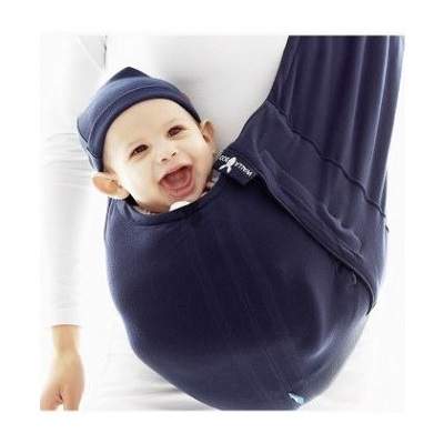 SIstem de purtare pentru copii Sling Cotton, True Blue, Wallaboo