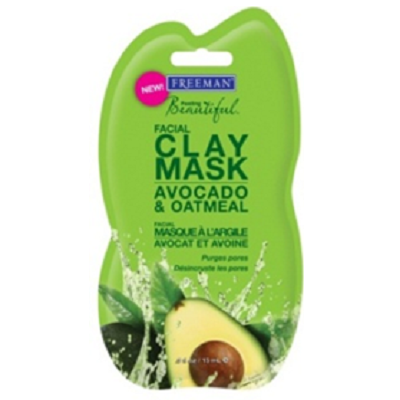 Masca cu Argila, Avocado si Ovaz, 15ml, Freeman