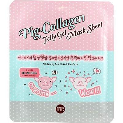 Masca cu colagen, Pig, 10000ppm, 25 g, Holika Holika