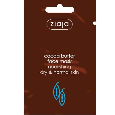 Masca faciala hranitoare cu unt de cacao, 7 ml, Ziaja