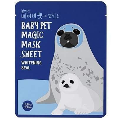 Masca impotriva petelor Baby Pet Magic Foca, 22 ml, Holika Holika