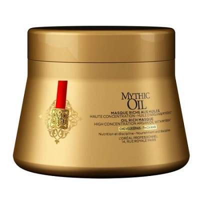 Masca pentru par cu fir normal si gros Mythic Oil, 200ml, LOreal