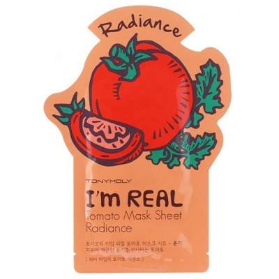 Masca pentru stralucire cu rosii I'm Real, 21g, TonyMoly