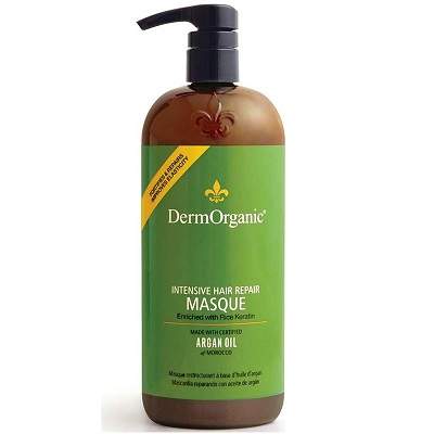 Masca reparatoare pentru par 70% organica, 1 L, DermOrganic