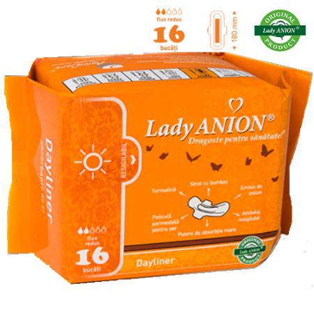 Absorbante Lady Anion, DayLine, 16 buc, AnionCare