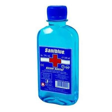 Alcool sanitar 70%, 500 ml, Saniblue