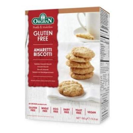 Amaretti Biscotti, 150 g, Orgran