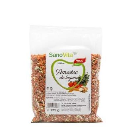 Amestec de legume fara sare, 125 g, Sanovita