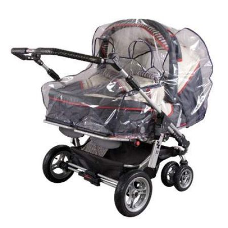 Aparatoare de ploaie universala pentru carucior gemeni Pram, 10098, Sunny Baby