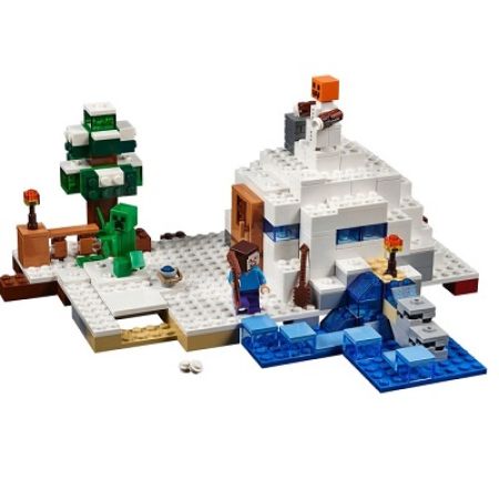 Ascunzisul din zapada, 8+ ani, L21120, Lego Minecraft