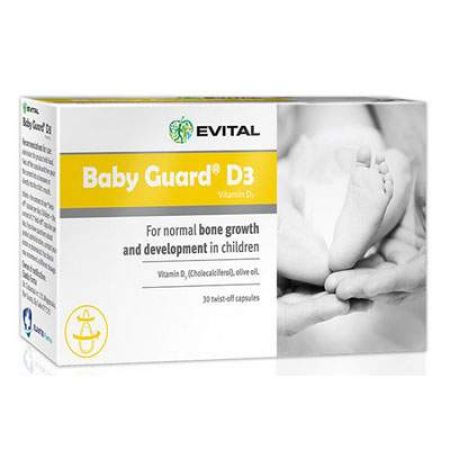 Baby Guard D3, 40 capsule, Evital