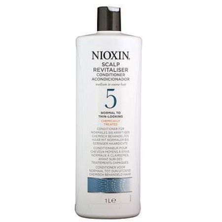 Balsam System 5 Scalp Revitaliser impotriva caderii parului cu structura medie, 1L, Nioxin