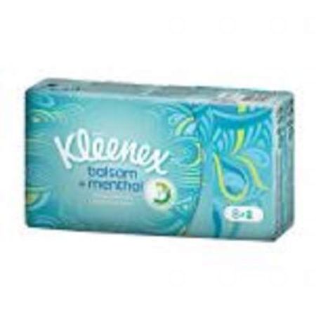 Batiste uscate cu balsam si mentol, 9buc, Kleenex