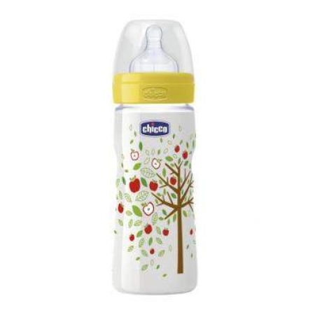 Biberon unisex WellBeing PP,  +4 luni, 330 ml, 2063530, Chicco 