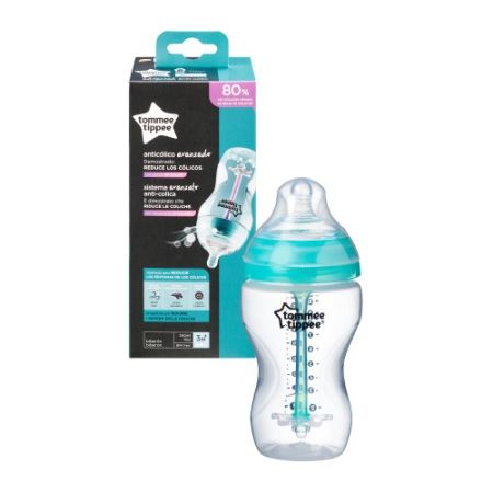 Biberon anticolici +3 luni Closer to Nature, 340 ml, Tommee Tippee