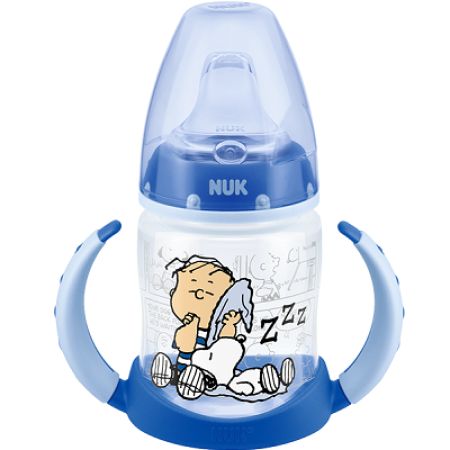 Biberon cu adaptor de silicon Snoopy, +6luni, 150ml, 10743645, Nuk