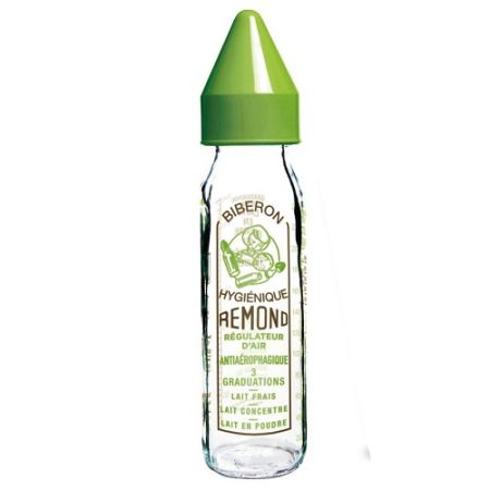 Biberon de sticla Regul' Air Vintage anticolici, 240 ml, 103424, DbB Remond