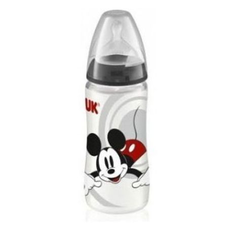 Biberon Disney cu tetina din silicon, Nr. 2, 300 ml, 741.483, Nuk